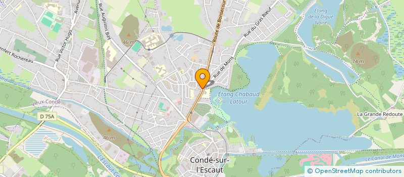 localisation de l'entreprise A LA TABLE DU GREC ET LE CAMELEON  CONDE-SUR-L'ESCAUT