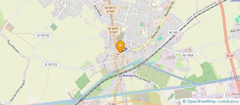 localisation de l'entreprise A LA TERRE DE SIENNE  LA BASSEE