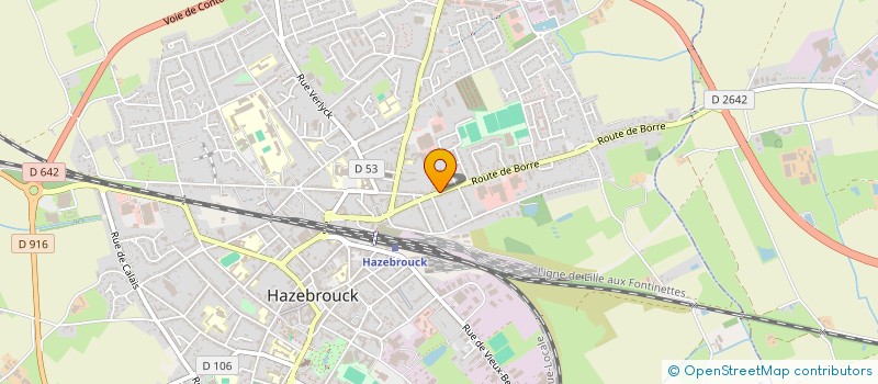 localisation de l'entreprise A LA TETE D'OR  CAESTRE