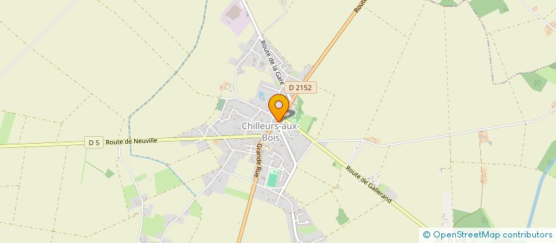 localisation de l'entreprise A LA TETE DE VEAU à CHILLEURS-AUX-BOIS