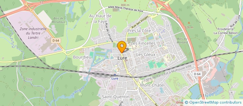 localisation de l'entreprise A LA TURKA  LURE