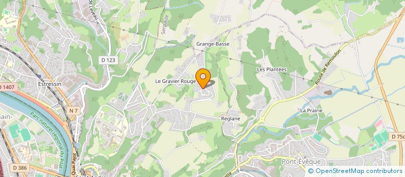 localisation de l'entreprise A LA VIE - ACCOMPAGNER LES VIVANTS  VILLETTE-DE-VIENNE