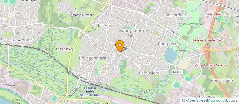 localisation de l'entreprise A LA VILLE D AGADIR  SAINT-HERBLAIN