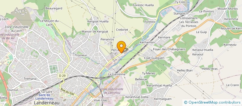 localisation de l'entreprise A LA VILLE DE PARIS - FABRIC LITERIE à PLOUEDERN