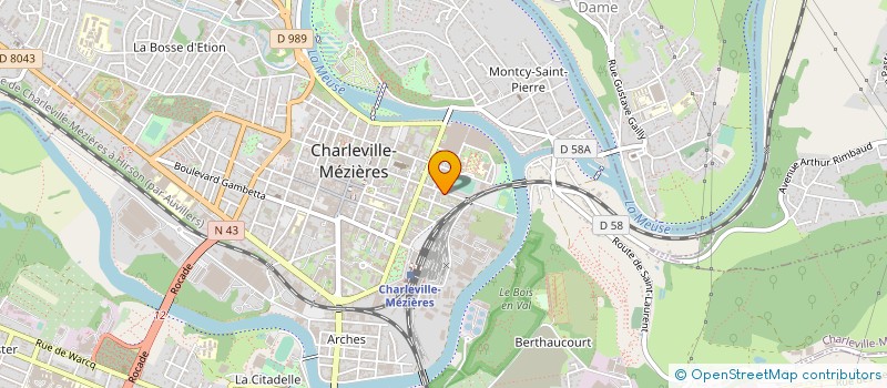 localisation de l'entreprise A LA VILLETTE à CHARLEVILLE-MEZIERES