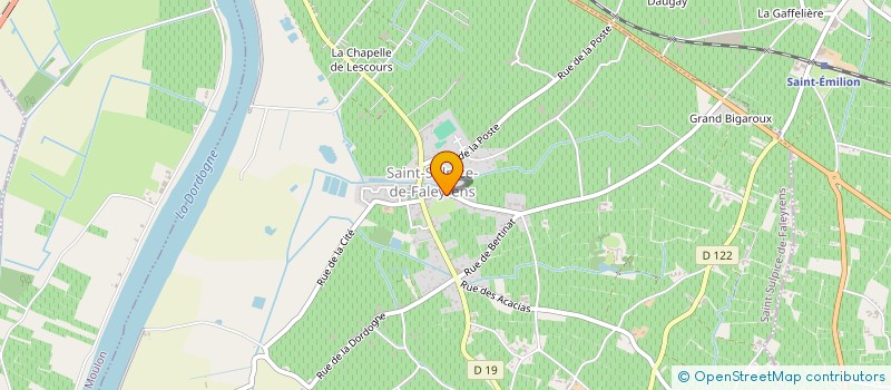 localisation de l'entreprise A LA VOLEE INT.  SAINT-SULPICE-DE-FALEYRENS