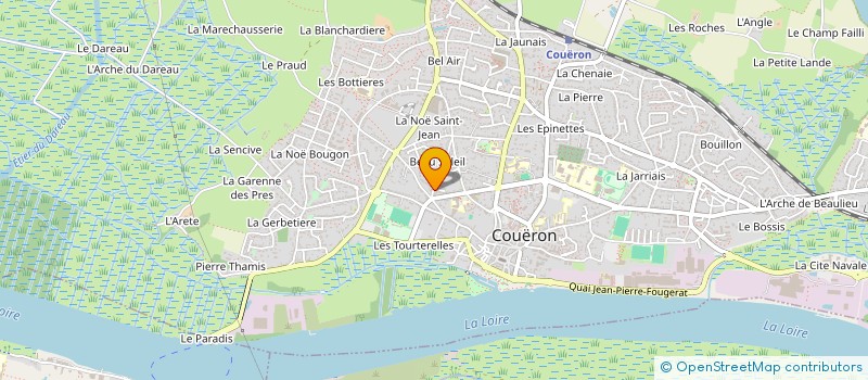 localisation de l'entreprise A.LANTOINE ETANCHEITE à COUERON
