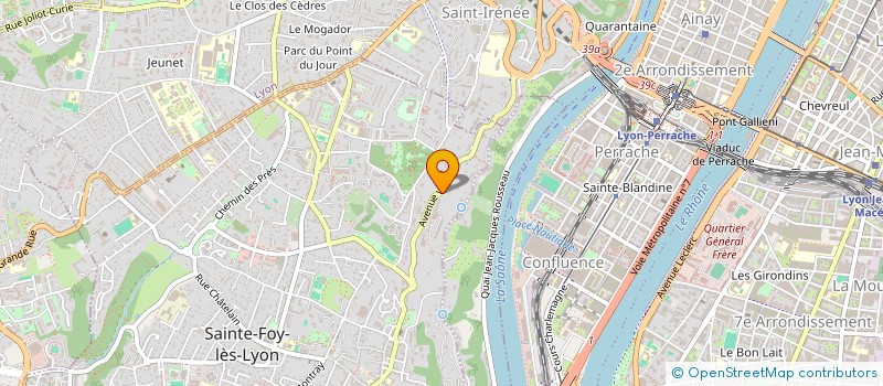 localisation de l'entreprise A. LAROCHE à LYON