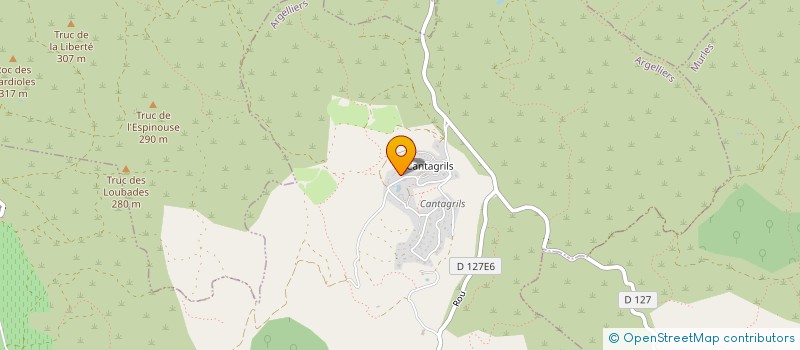 localisation de l'entreprise A.LATOUR  ARGELLIERS