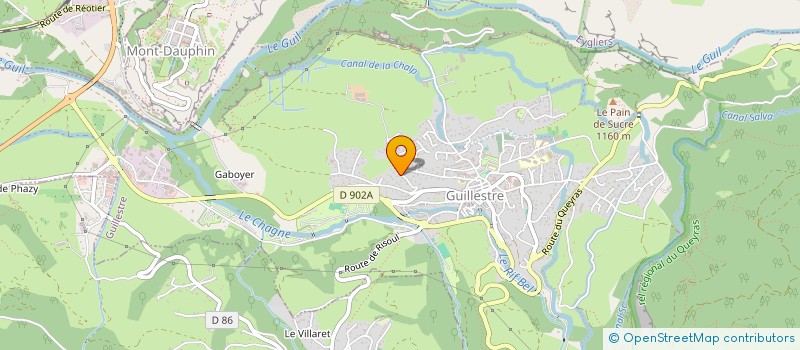 localisation de l'entreprise A'LAU TAXI SERVICES  GUILLESTRE