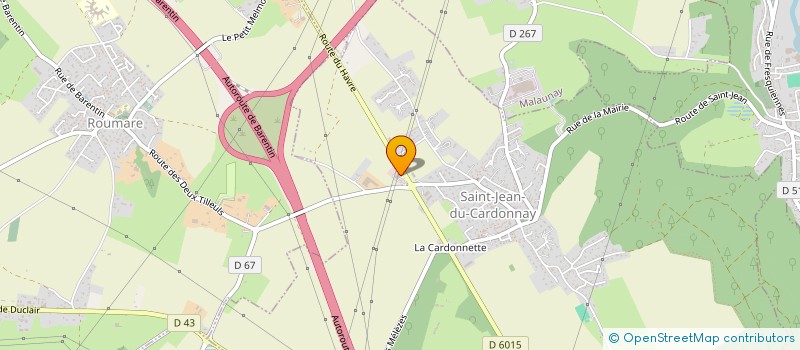 localisation de l'entreprise A.LB.L  SAINT-JEAN-DU-CARDONNAY