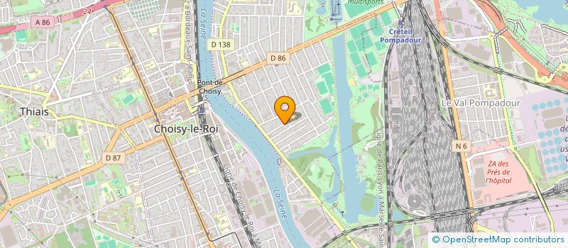 localisation de l'entreprise A.LD FERMETURES à CHOISY-LE-ROI