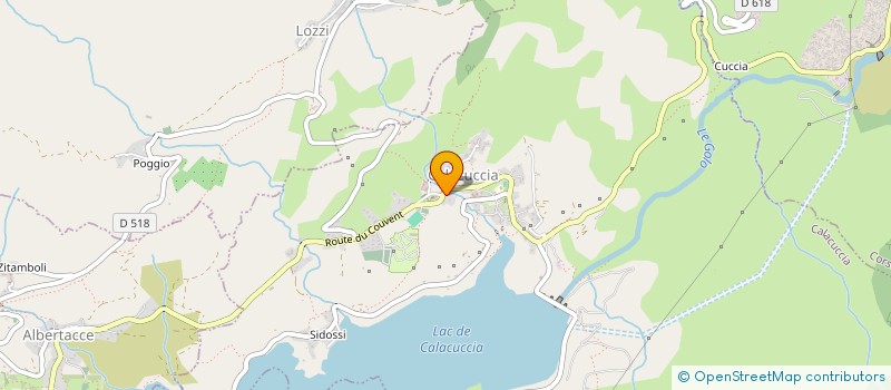 localisation de l'entreprise A LECCIA à CALACUCCIA