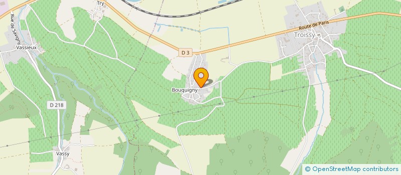 localisation de l'entreprise A.LECONTE DISTRIBUTION  TROISSY