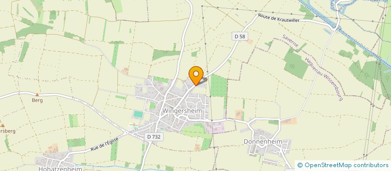 localisation de l'entreprise A LEHMANN ET CIE à WINGERSHEIM LES QUATRE BANS