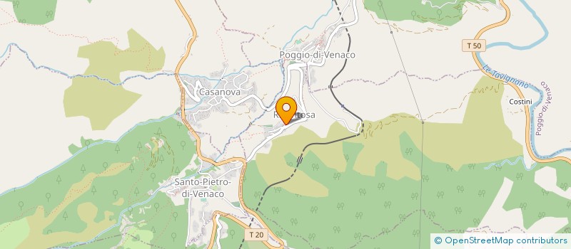 localisation de l'entreprise A LEIA à CORTE