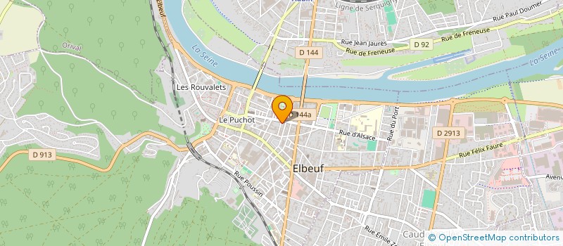 localisation de l'entreprise A. LEONARD A. LEONARD & S. ROBIN  ELBEUF