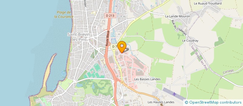 localisation de l'entreprise A.LERAT à SAINT BREVIN LES PINS