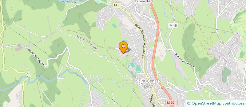 localisation de l'entreprise A LERPT LIBRE  SAINT-GENEST-LERPT