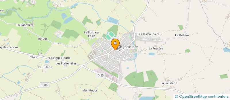 localisation de l'entreprise A.LINE HAIR à MONTAIGU-VENDEE