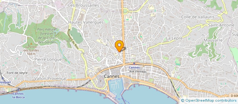 localisation de l'entreprise A.LINEA à CANNES