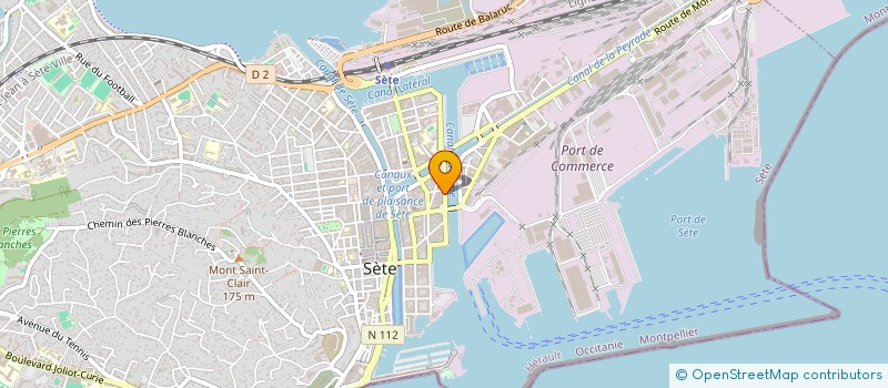 localisation de l'entreprise A LINK à SETE