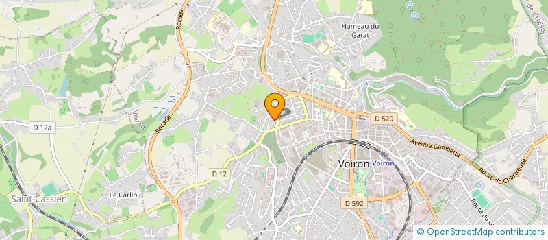 localisation de l'entreprise A LINK à VOIRON