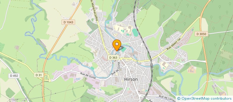 localisation de l'entreprise A LIVRE OUVERT à HIRSON