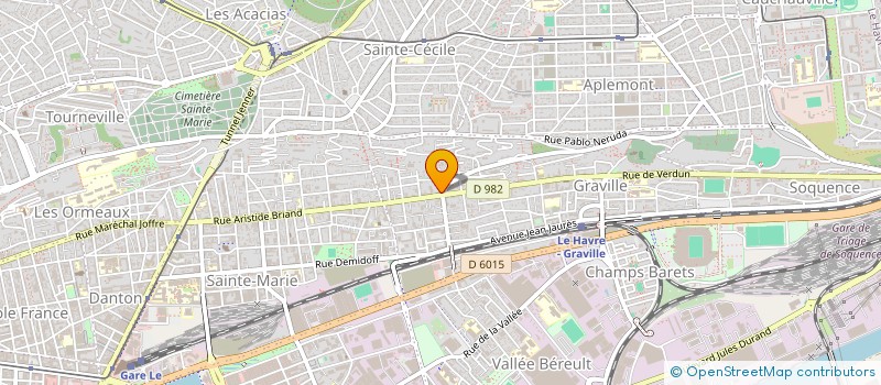 localisation de l'entreprise A LIVRER PIZZA RESTO  LE HAVRE