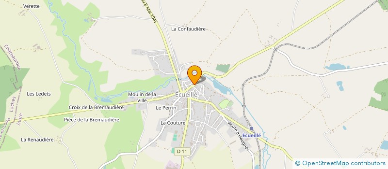 localisation de l'entreprise A LIVRES OUVERTS à ECUEILLE