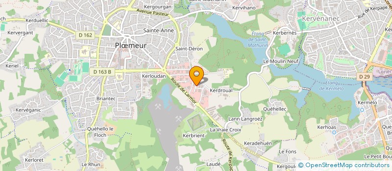 localisation de l'entreprise A.LO.TECH à PLOEMEUR