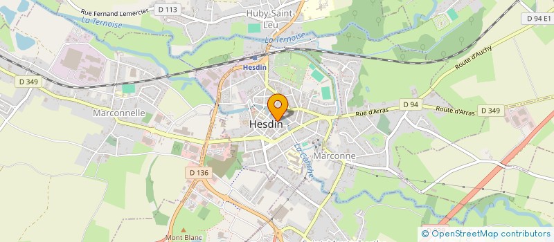 localisation de l'entreprise A'LOA  HESDIN