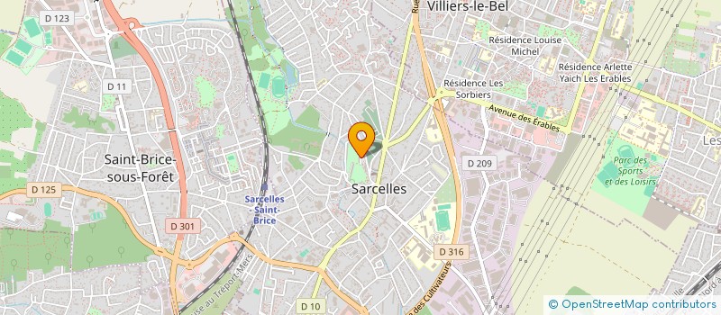localisation de l'entreprise A-LOC  SARCELLES