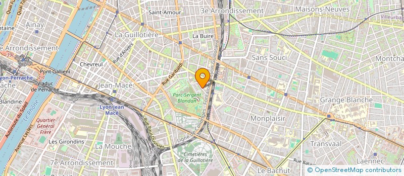 localisation de l'entreprise A LOC'NESS LYON1  LYON