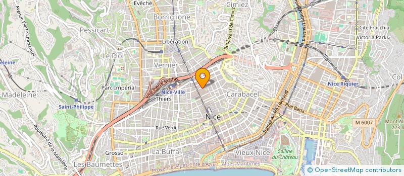 localisation de l'entreprise A. LOGNOUL ET P. BERTIN à NICE