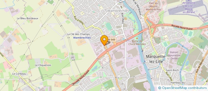 localisation de l'entreprise A LONG TERME  WAMBRECHIES