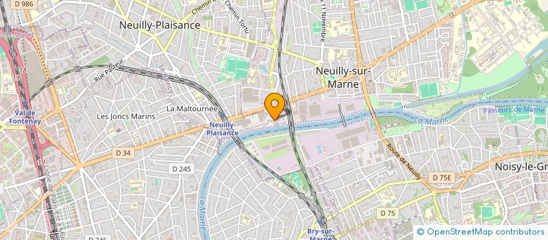 localisation de l'entreprise A. LOPACKI SASU  NEUILLY-PLAISANCE