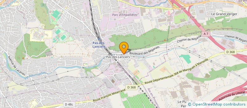 localisation de l'entreprise A LUPIN ET CIE à SAINT-VICTORET