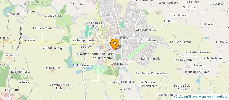 localisation de l'entreprise A & LY  MELESSE