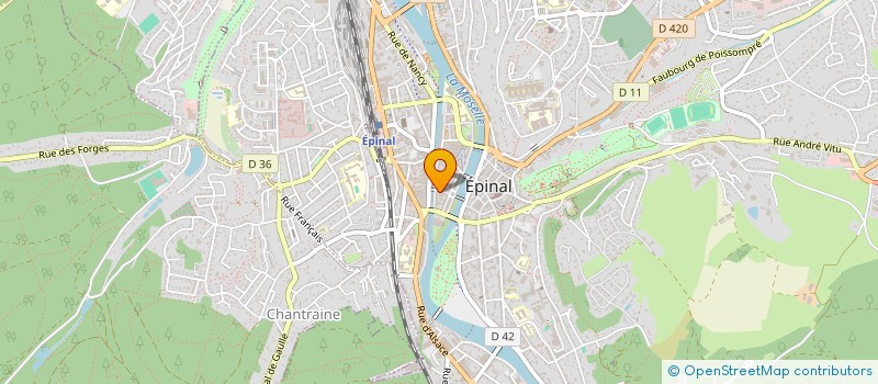 localisation de l'entreprise A.M.2.D. à EPINAL