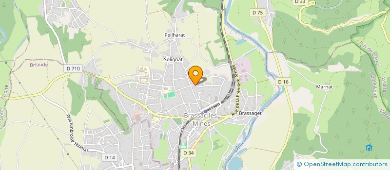 localisation de l'entreprise A M 2 T  AUZAT-LA-COMBELLE