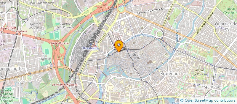 localisation de l'entreprise A & M 2012 à STRASBOURG