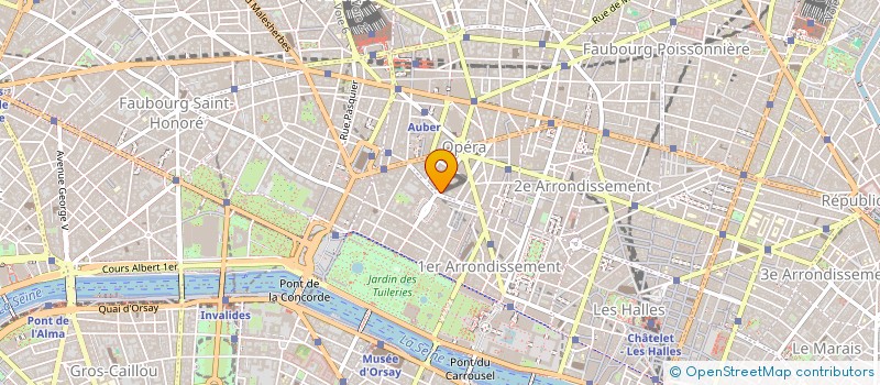 localisation de l'entreprise A.M. à PARIS