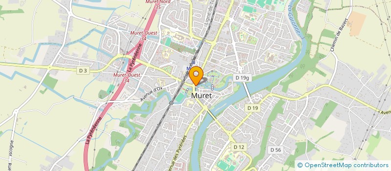 localisation de l'entreprise A.M  MURET