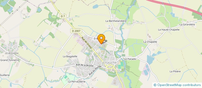 localisation de l'entreprise A.M. à SAINTE-FLORENCE