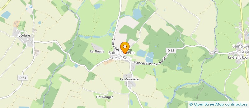 localisation de l'entreprise A.M. à SAINT-LAURENT-DE-LA-SALLE