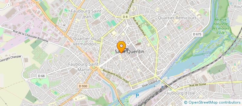 localisation de l'entreprise A-M à SAINT-QUENTIN