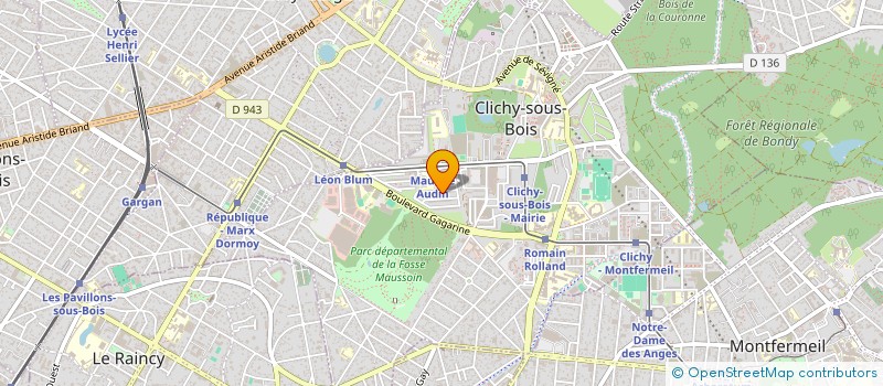 localisation de l'entreprise A.M à CLICHY-SOUS-BOIS