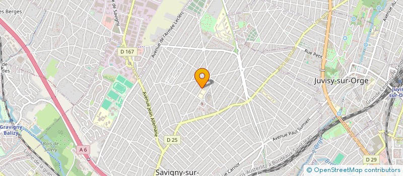 localisation de l'entreprise A&M  SAVIGNY-SUR-ORGE