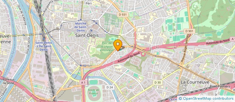 localisation de l'entreprise A&M  SAINT-DENIS